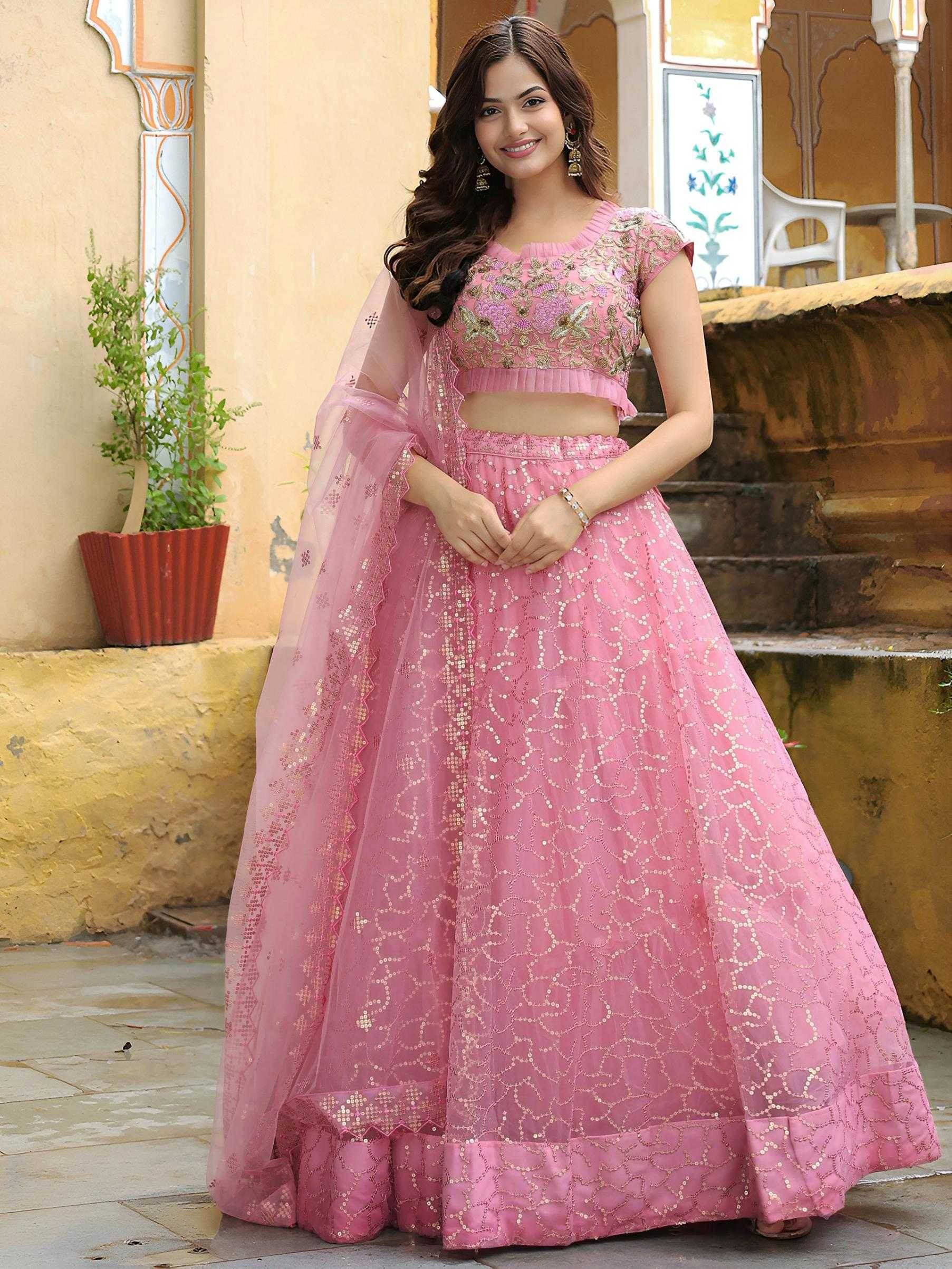 Soft Net Lehenga Choli - MYLUXURY LANE ENTERPRISE